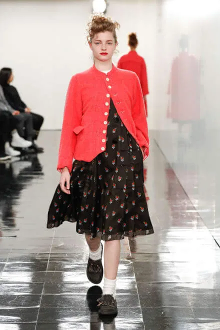 トリココムデギャルソン 2018秋冬 LOOK 36