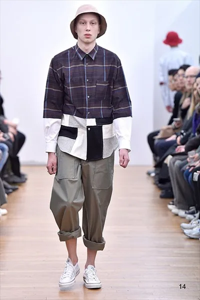 コムデギャルソンシャツ 2016秋冬 LOOK 14