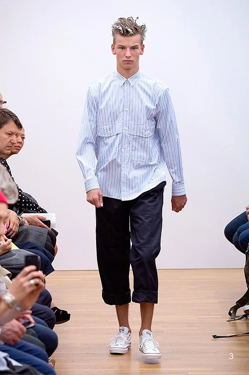コムデギャルソンシャツ 2015春夏 LOOK 3