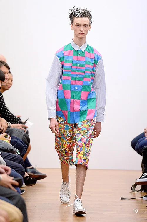 コムデギャルソンシャツ 2015春夏 LOOK 10