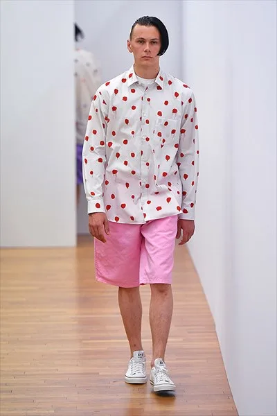 コムデギャルソンシャツ 2018春夏 LOOK 11