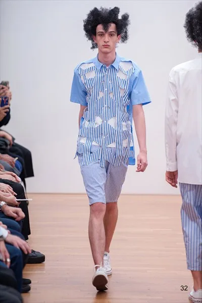 コムデギャルソンシャツ 2016春夏 LOOK 32