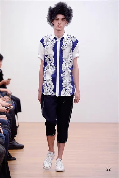 コムデギャルソンシャツ 2016春夏 LOOK 22