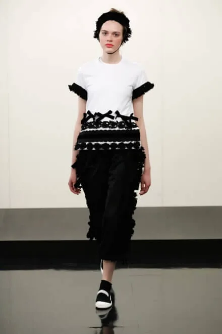 トリココムデギャルソン 2017秋冬 LOOK 9