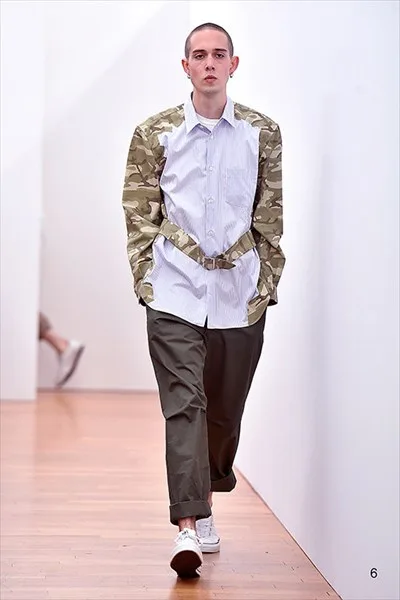コムデギャルソンシャツ 2017春夏 LOOK 6