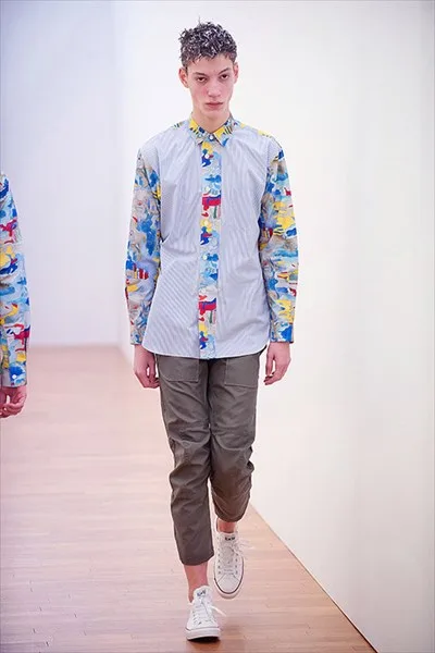 コムデギャルソンシャツ 2017秋冬 LOOK 8