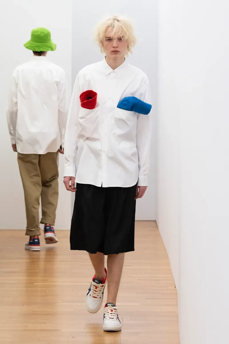 コムデギャルソンシャツ 2023年秋冬 LOOK 33