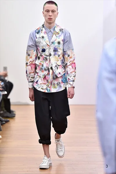 コムデギャルソンシャツ 2016秋冬 LOOK 3