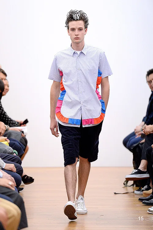 コムデギャルソンシャツ 2015春夏 LOOK 15