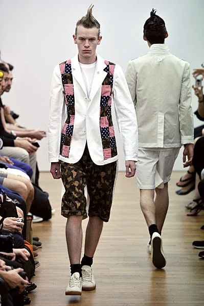 コムデギャルソンシャツ 2011春夏 LOOK 7