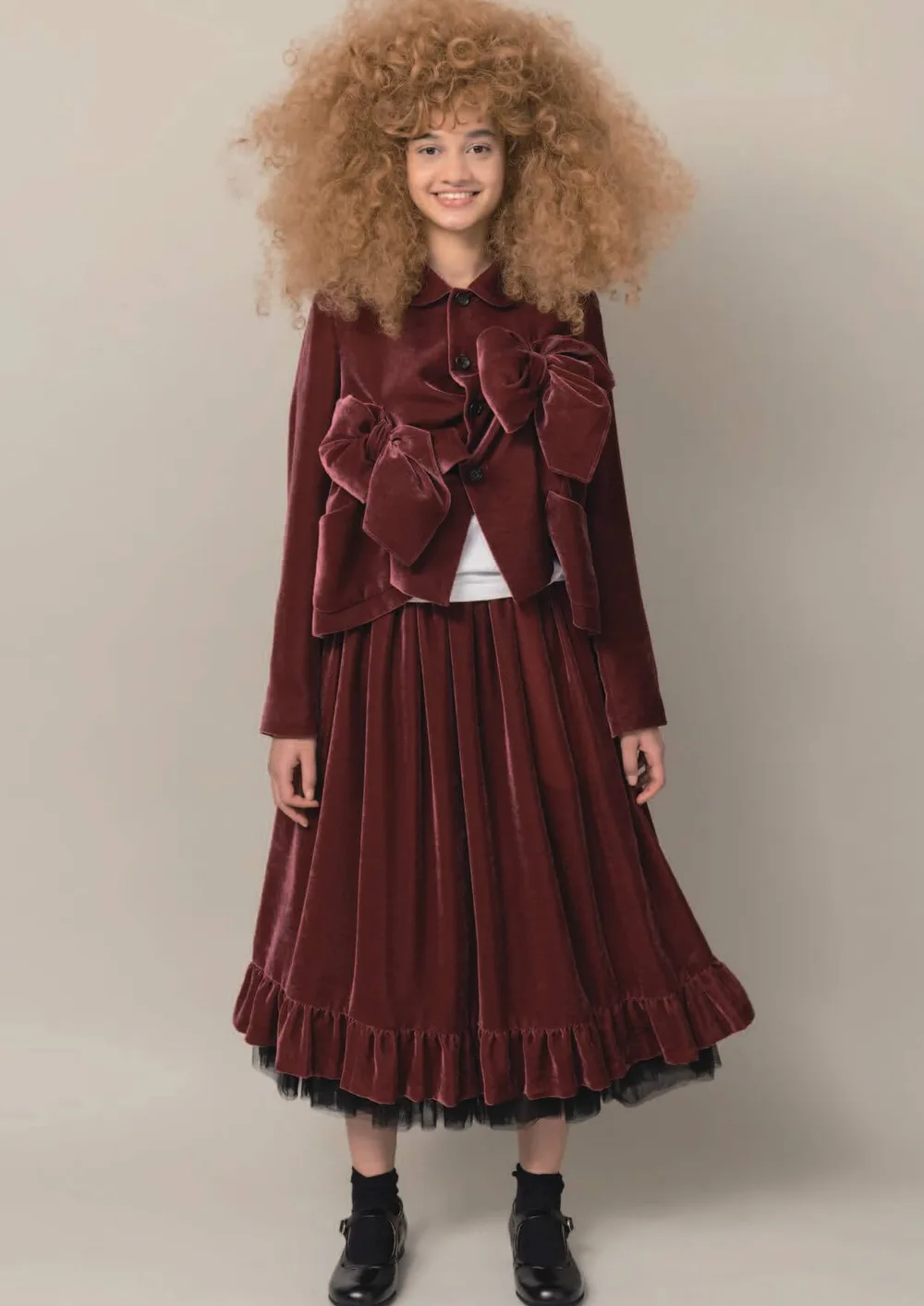 コムデギャルソンガール 2022年秋冬 LOOK 21