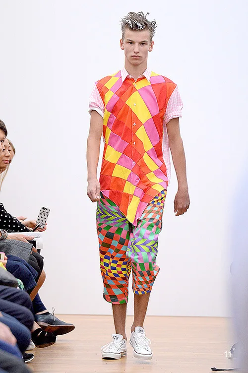 コムデギャルソンシャツ 2015春夏 LOOK 11