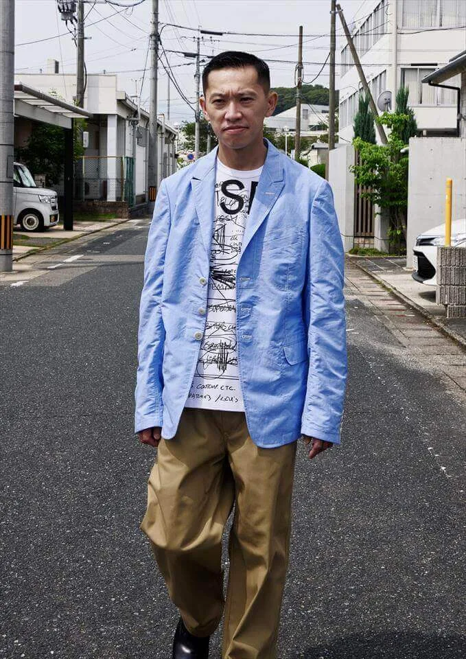 JUNYA MAN 2021 SSの同シーズン掲載写真。