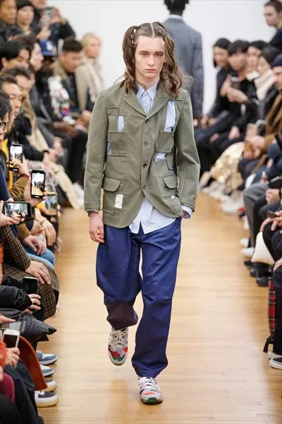 コムデギャルソンシャツ 2020秋冬 LOOK 28