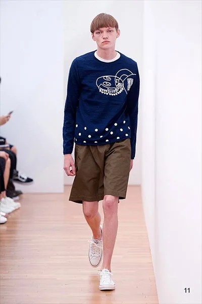 コムデギャルソンシャツ 2017春夏 LOOK 11