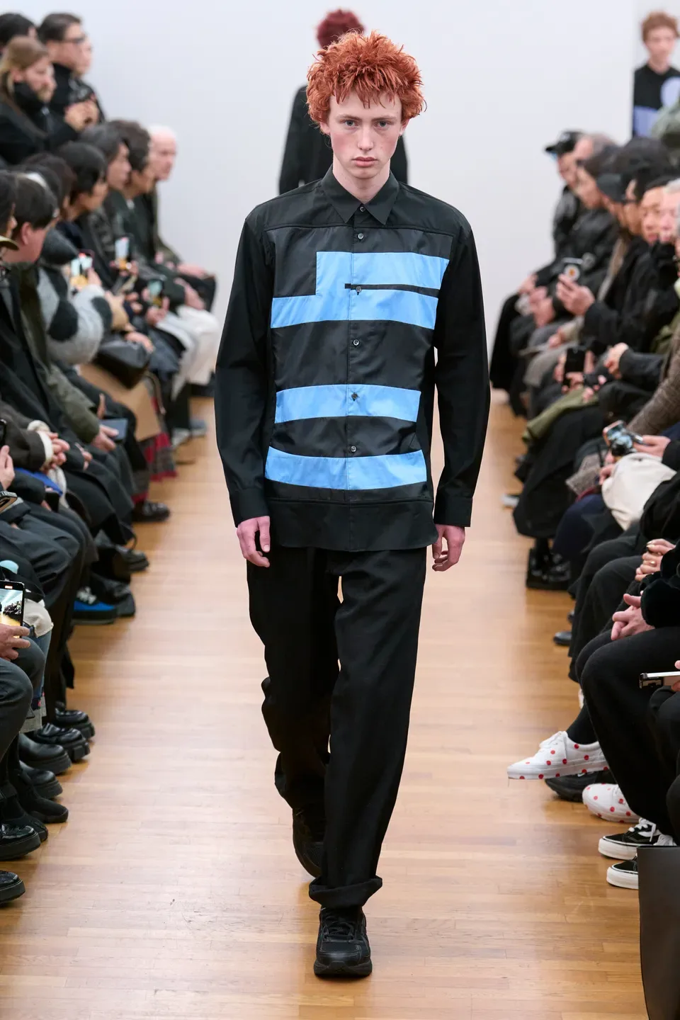 コムデギャルソンシャツ 2026年秋冬 LOOK 6