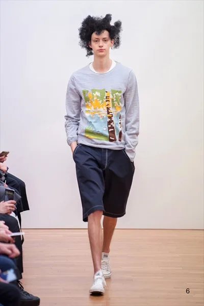 コムデギャルソンシャツ 2016春夏 LOOK 6