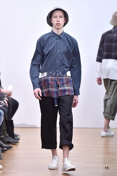 コムデギャルソンシャツ 2016秋冬 LOOK 15