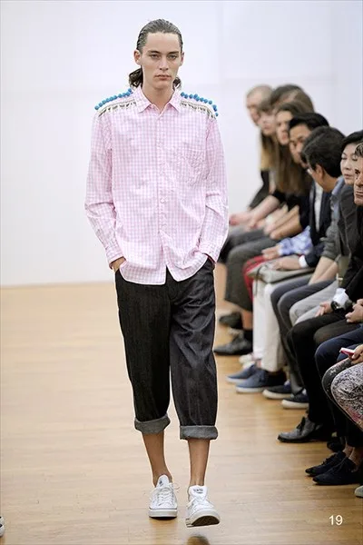 コムデギャルソンシャツ 2014春夏 LOOK 19