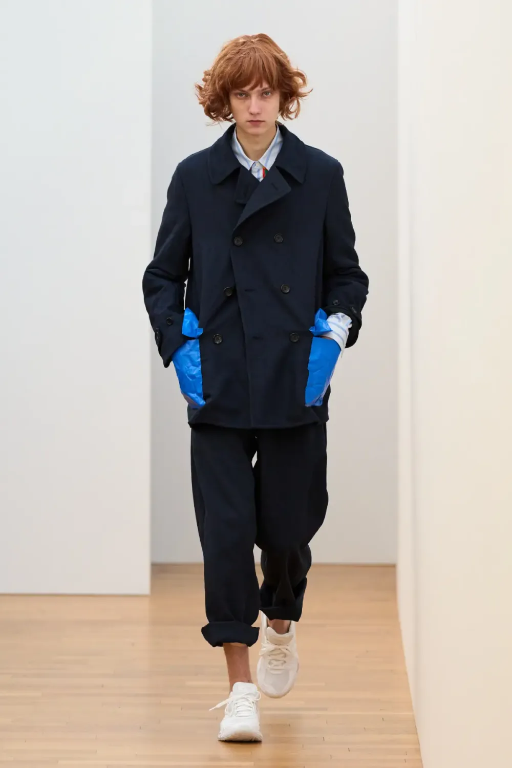 コムデギャルソンシャツ 2025年秋冬 LOOK 3