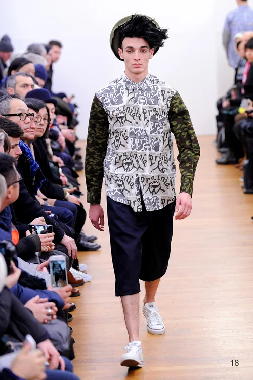 コムデギャルソンシャツ 2015秋冬 LOOK 18