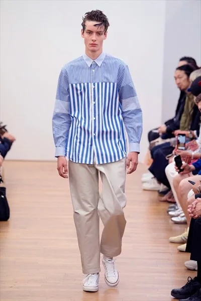 コムデギャルソンシャツ 2019春夏 LOOK 4