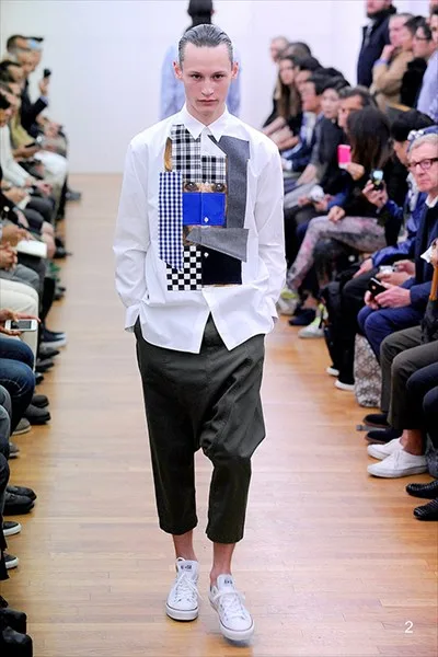 コムデギャルソンシャツ 2014春夏 LOOK 2