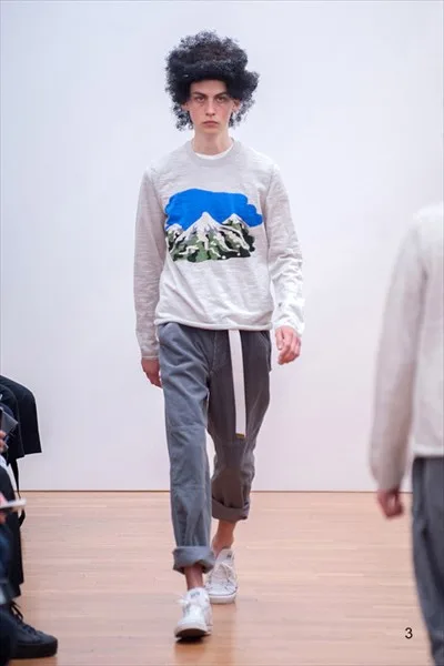 コムデギャルソンシャツ 2016春夏 LOOK 3