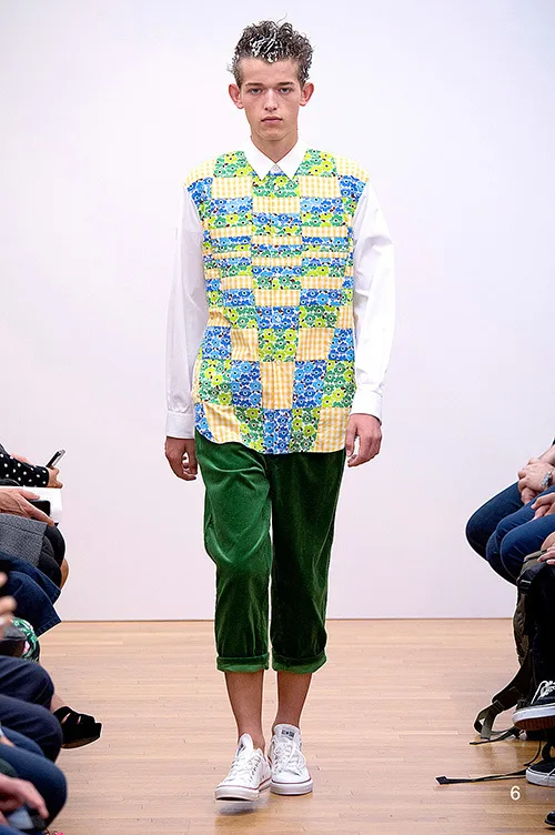 コムデギャルソンシャツ 2015春夏 LOOK 6