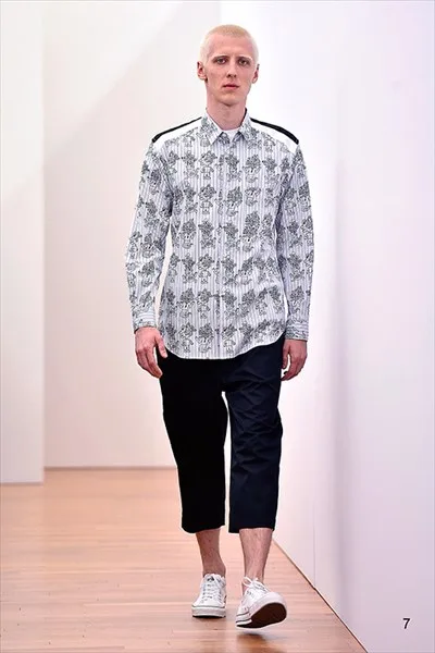 コムデギャルソンシャツ 2017春夏 LOOK 7