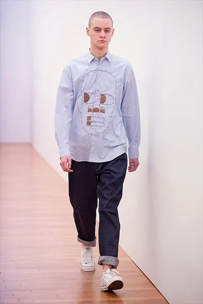 コムデギャルソンシャツ 2017秋冬 LOOK 5