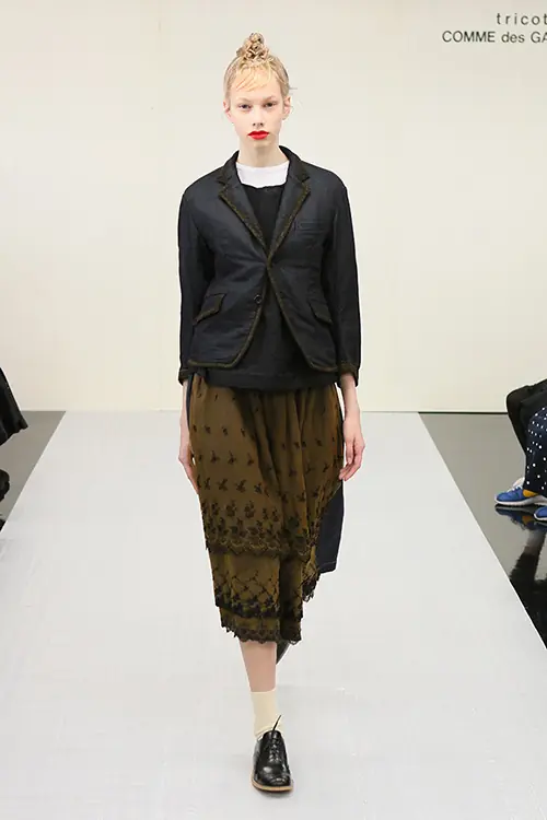 トリコ・コムデギャルソン 2015年秋冬 LOOK 5