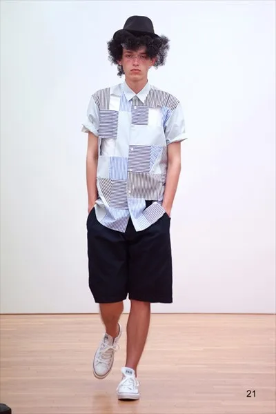 コムデギャルソンシャツ 2016春夏 LOOK 21