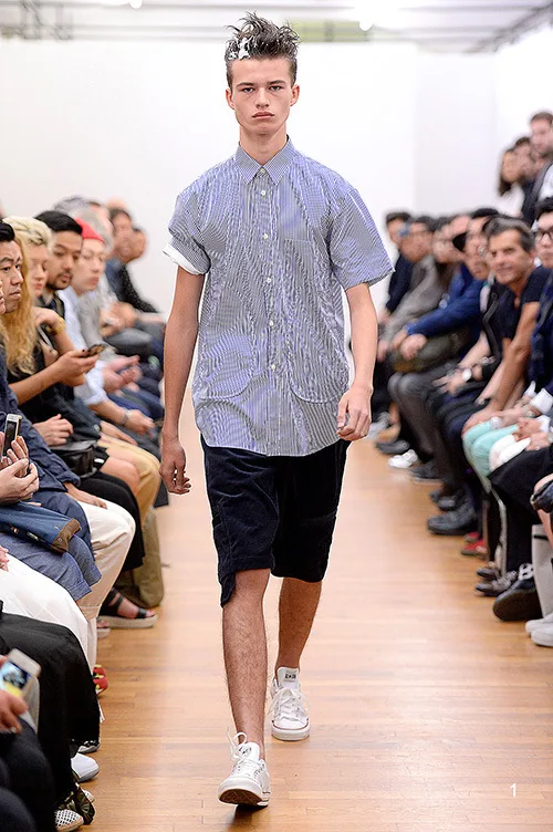 COMME des GARÇONS SHIRT 2015年春夏コレクション LOOK 1