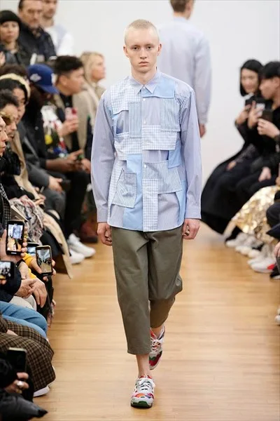 コムデギャルソンシャツ 2020秋冬 LOOK 10