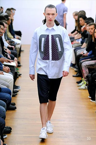 コムデギャルソンシャツ 2014春夏 LOOK 33