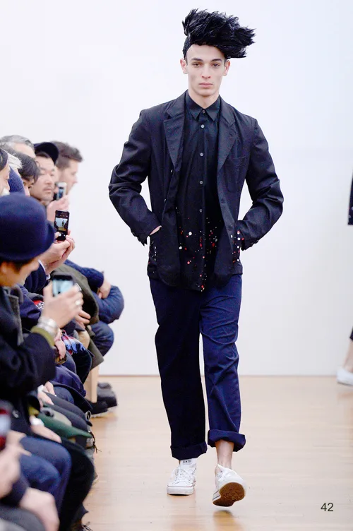 コムデギャルソンシャツ 2015秋冬 LOOK 42