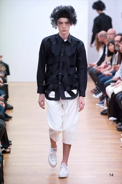 コムデギャルソンシャツ 2016春夏 LOOK 14