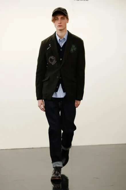 コムデギャルソンオム 2017秋冬 LOOK 21