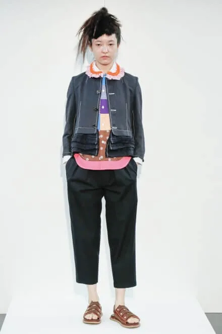 トリココムデギャルソン 2019春夏 LOOK 18