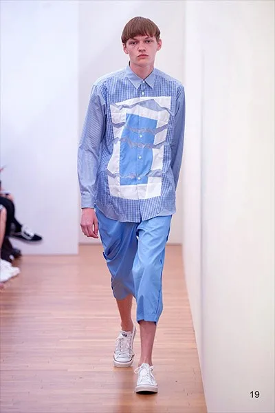 コムデギャルソンシャツ 2017春夏 LOOK 19