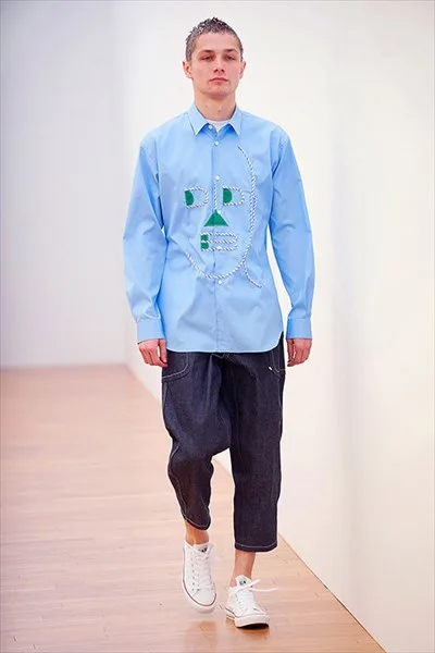 コムデギャルソンシャツ 2017秋冬 LOOK 6