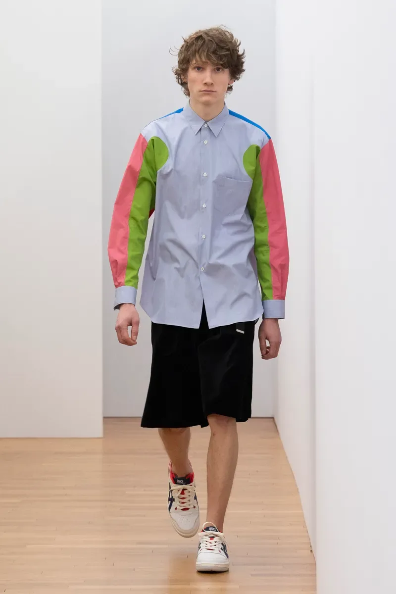 コムデギャルソンシャツ 2023年秋冬 LOOK 5