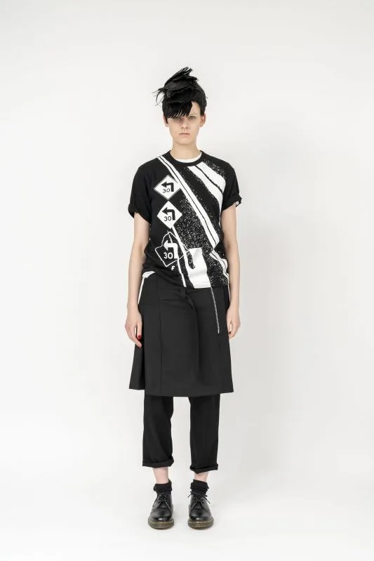 ブラックコムデギャルソン 2020春夏 LOOK 44