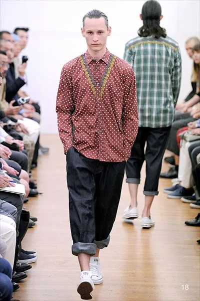 コムデギャルソンシャツ 2014春夏 LOOK 18