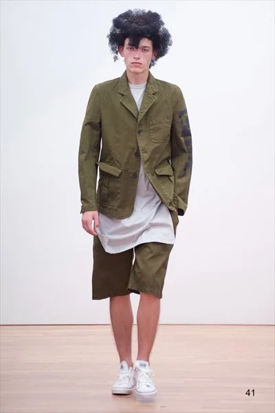 コムデギャルソンシャツ 2016春夏 LOOK 41