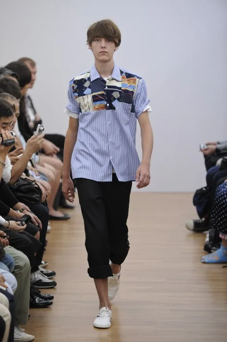 コムデギャルソンシャツ 2010春夏 LOOK 10