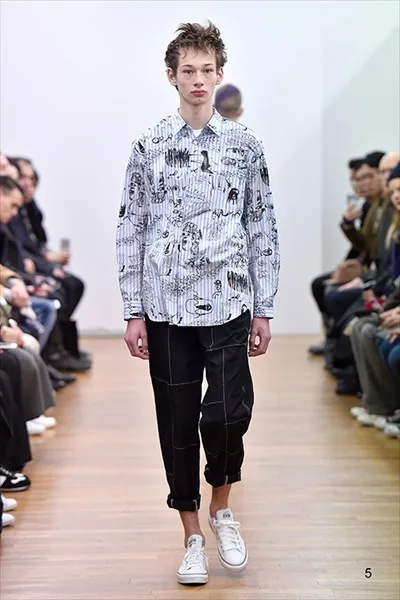 コムデギャルソンシャツ 2016秋冬 LOOK 5