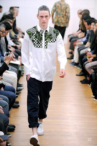 コムデギャルソンシャツ 2014春夏 LOOK 22