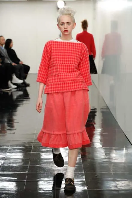 トリココムデギャルソン 2018秋冬 LOOK 37